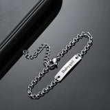 Custom Baby Name Bracelet Stainless Steel Jewelry