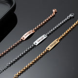 Custom Baby Name Bracelet Stainless Steel Jewelry