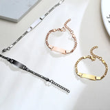 Personalized Baby Name Bracelet Toddler Child ID Engraved Gift