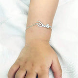 Personalized Baby Name Bracelet Stainless Steel Kids Bracelet