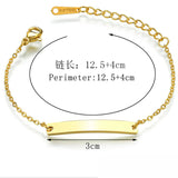 Personalized Baby Name Bracelet Stainless Steel Toddler Child ID Bracelet