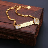 Personalized Baby Name Bracelets Crown Jewelry Bangle