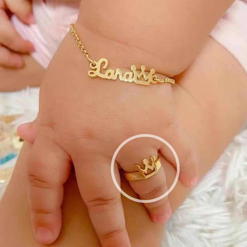 Personalized Baby Name Bracelet for Newborn Girls or Boys