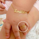 Personalized Baby Name Bracelet for Newborn Girls or Boys