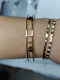 Personalized Bangle Bracelet Woman, Name Bracelet, Godmother Gift