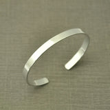 Engraved Dog Paw Prints Bangle Bracelet - Pet Memorial Gift
