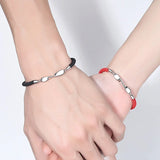 Personalized 925 Silver Couple Bracelets Engrave Name Bangles