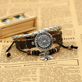 Personalized Beaded Leather Bracelet