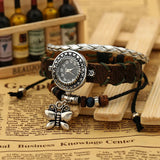 Personalized Beaded Leather Bracelet