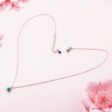 925 Silver Star Crystal Choker Necklace for Women
