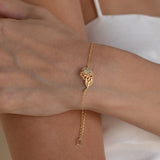 Personalized Birth Flower Bracelet - Best Birthday Gift For Women