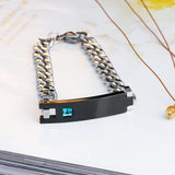 Personalized Birthstone Engrave Name Bracelet Lovers' Bracelets & Bangles