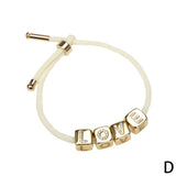 Personalized Rope Chain Bracelet for Women with Micro-Inlaid Zircon LOVE Charm