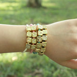 Personalized Rope Chain Bracelet for Women with Micro-Inlaid Zircon LOVE Charm