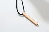 Personalized Stainless Steel Bar Necklace with Engraving