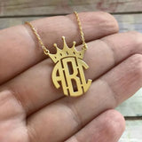 Personalized Monogram Name Necklace Stainless Steel Jewelry