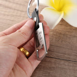 Personalized Bottle Opener Wedding Favor Keychain
