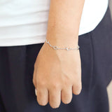 Custom Initial Letter Pendant Bracelet Women