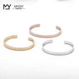 Personalized Friendship Bracelet for Women Bridesmaid Gift Cuff Graduation