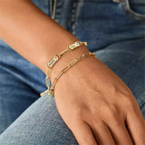 Custom Stainless Steel Family Name Bangle