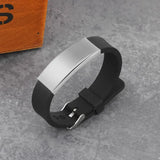 Silicone Belt Shape Bracelet for Men