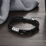 Men's Personalized Braided Rope Bracelet - Birthday Gift