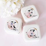 Personalized Bridesmaid Travel Jewelry Box Organizer Case
