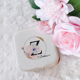 Personalized Bridesmaid Travel Jewelry Box Organizer Case