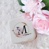 Personalized Bridesmaid Travel Jewelry Box Organizer Case