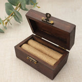 Personalized Brown Ring Bearer Box Wedding Ring Holder