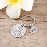 Engraved Date Key Chain- Anniversary,Wedding,Birthday-Valentine's Gift