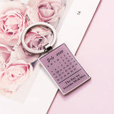 Personalized Calendar Photo Keychain Souvenir Gift