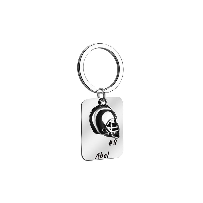 Personalized Calendar Puzzle Keychain Stainless Steel Souvenir Gift