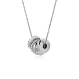 Custom Family Names Candy Necklace - Stainless Steel Beads