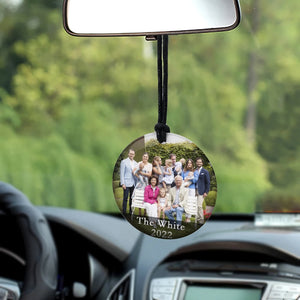 Custom Family Photo Car Hanging Ornament