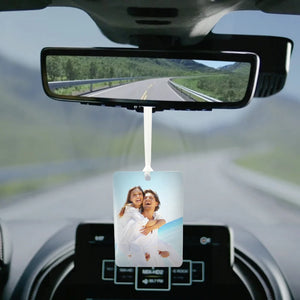 Custom Car Pendant Photo Charm Rearview Mirror Hanging Pendant
