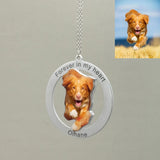 Car Pendant Photo Charm Rearview Mirror Hanging Pendant Dog Memorial