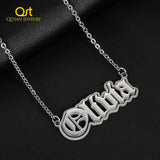 Custom Double Name Necklaces Personalized Pendant