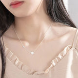 Childhood Paper Airplane Pendant Necklace 925 Sterling Silver