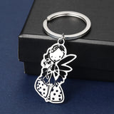Custom Kids Drawing Key Chain Hand Painted Keychain