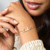 Personalized Name Bracelets for Women Any Letter Chain Jewelry Wedding Couple
