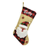 Personalized Christmas Stockings with Family Name Embroidery