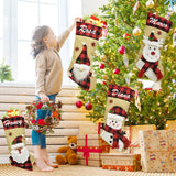 Personalized Christmas Stockings with Family Name Embroidery