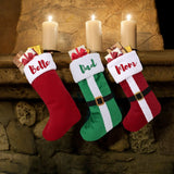 Personalized Family Name Christmas Stockings