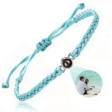 Personalized Circle Photo Bracelet for Women