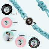 Personalized Circle Photo Bracelet for Women