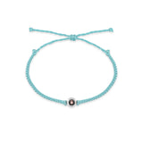 Personalized Circle Photo Bracelet Rope Adjustable Bracelets