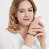 Custom Circle Photo Projection Bracelet Couples Gift Jewelry