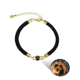 Circle Photo Projection Bracelet Couples Jewelry Birthday Memory