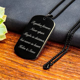 Custom Photo Stainless Steel Heart Necklace with Engraved Message
